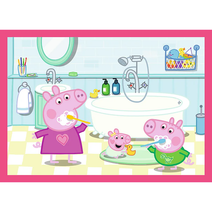 4in1 dėlionė „Peppa mėgsta nuotykius“