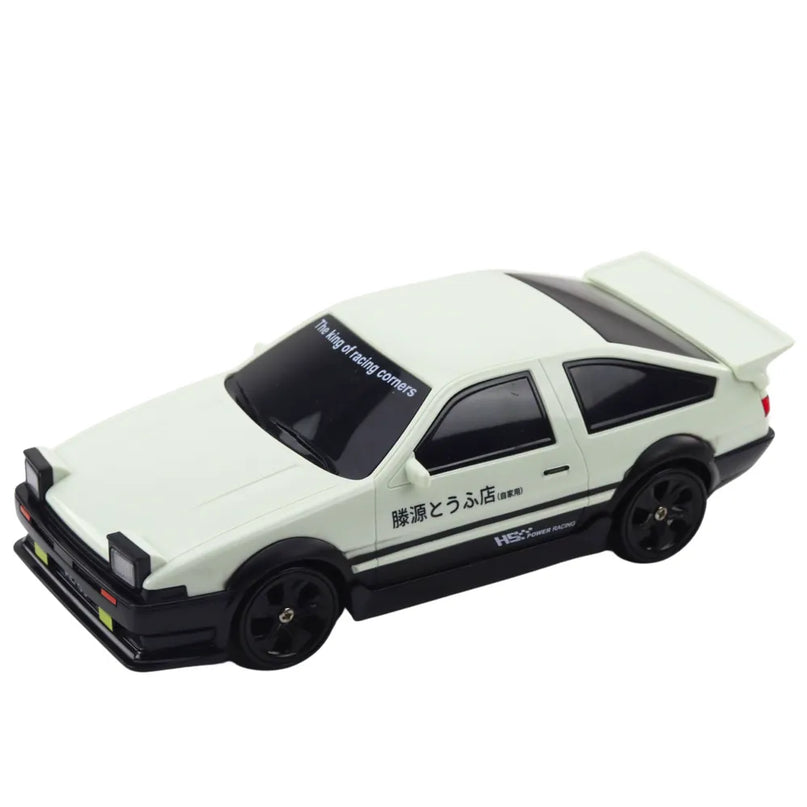 4WD baltas RC drift automobilis