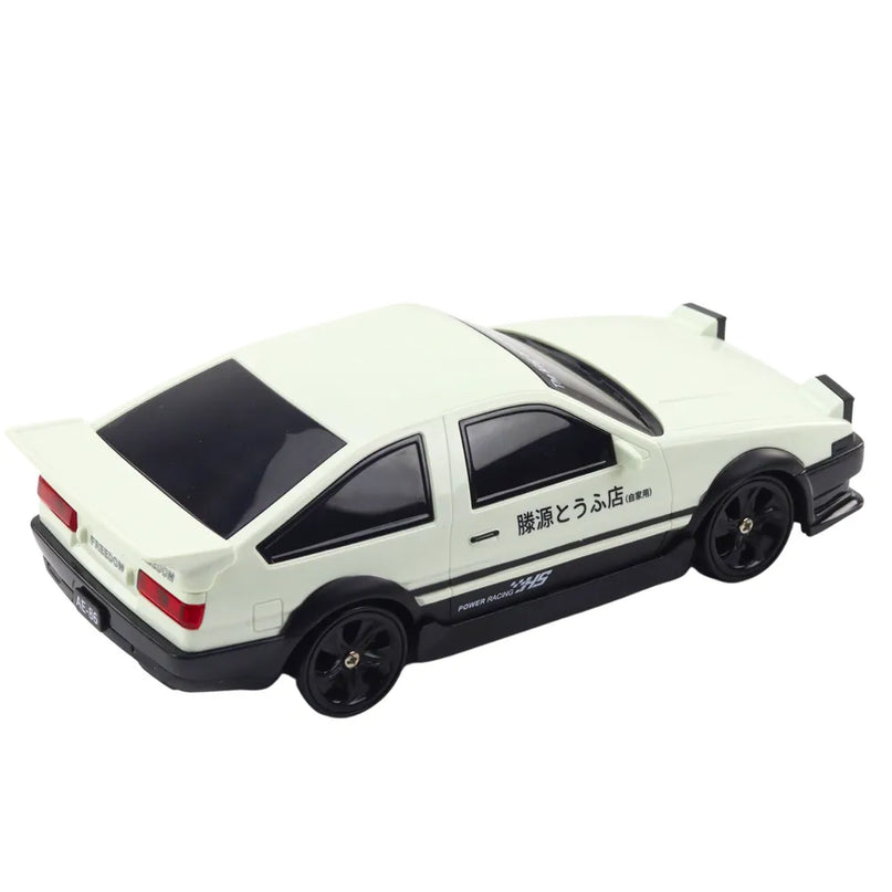 4WD baltas RC drift automobilis