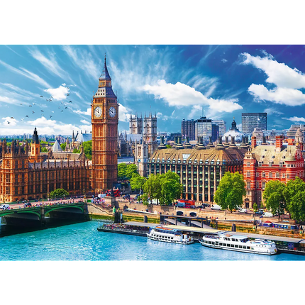 500 detalių dėlionė „Saulėtas Londonas“