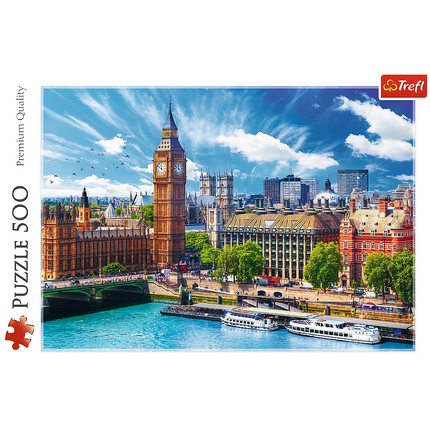 500 detalių dėlionė „Saulėtas Londonas“