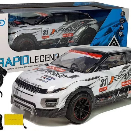 Nuotoliniu būdu valdomas ralio automobilis 1:10 baltas R/C