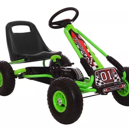 A-15 kartingas žalios spalvos