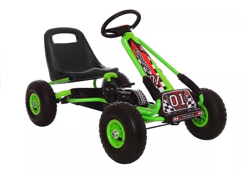 A-15 kartingas žalios spalvos