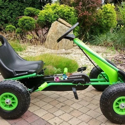 A-15 kartingas žalios spalvos