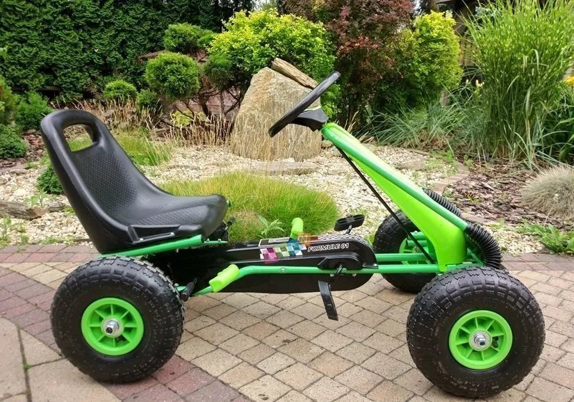 A-15 kartingas žalios spalvos