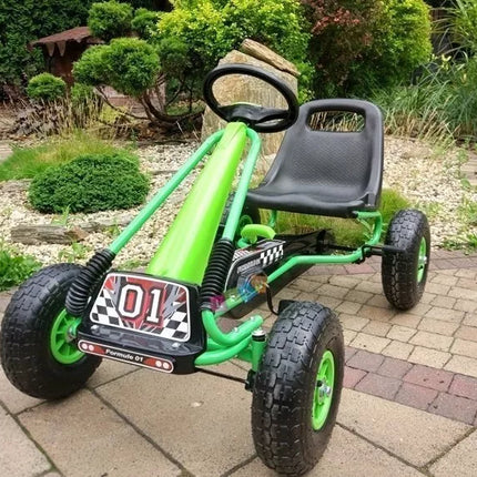 A-15 kartingas žalios spalvos