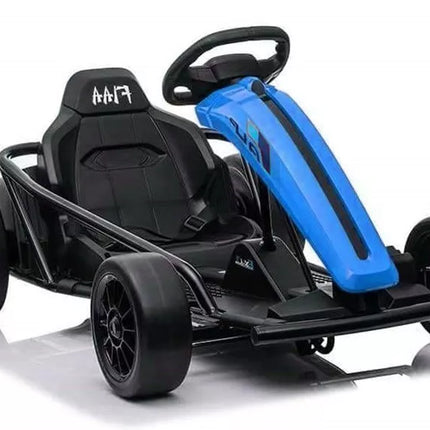 Elektrinis vaikiškas gokartas SX1968 – mėlynas, 2×100W, su drift funkcija
