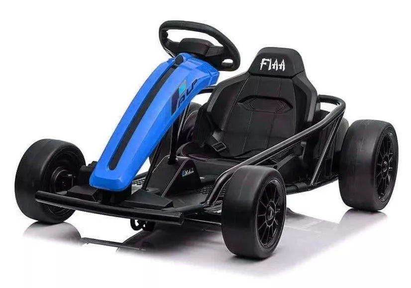 Elektrinis vaikiškas gokartas SX1968 – mėlynas, 2×100W, su drift funkcija