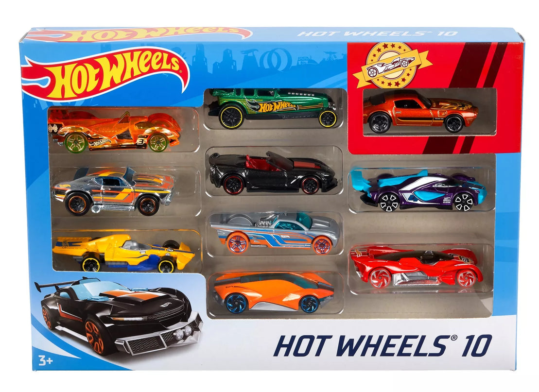 HOT WHEELS dešimties automodeliukų rinkinys (54886)