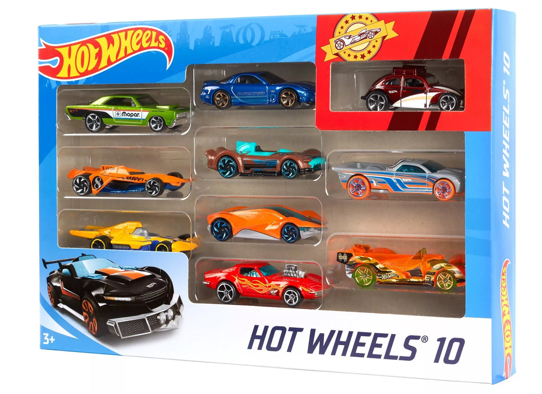 HOT WHEELS dešimties automodeliukų rinkinys (54886)