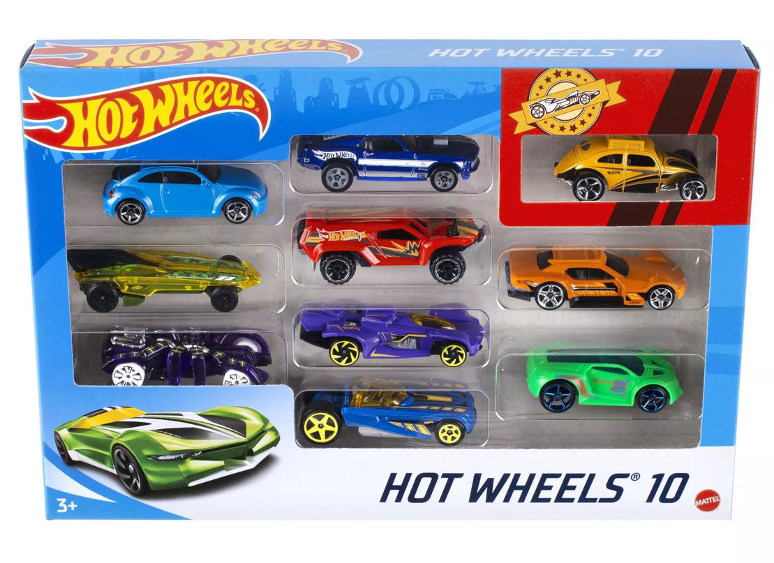 HOT WHEELS dešimties automodeliukų rinkinys (54886)