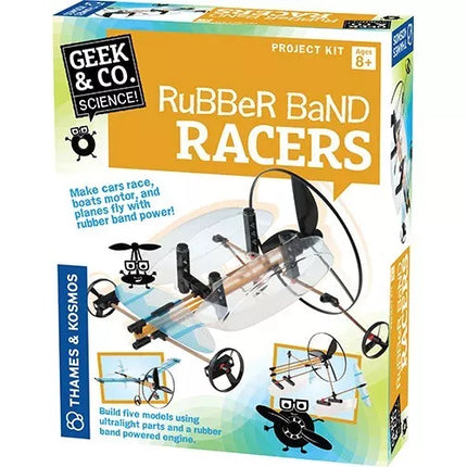 Geek&Co mokslinis rinkinys Rubber Band Racers