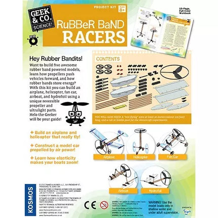 Geek&Co mokslinis rinkinys Rubber Band Racers