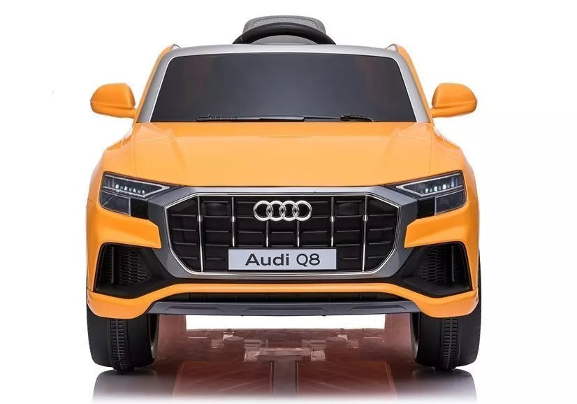 Elektrinis vaikiškas automobilis Audi Q8 – geltonas