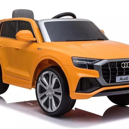 Elektrinis vaikiškas automobilis Audi Q8 – geltonas