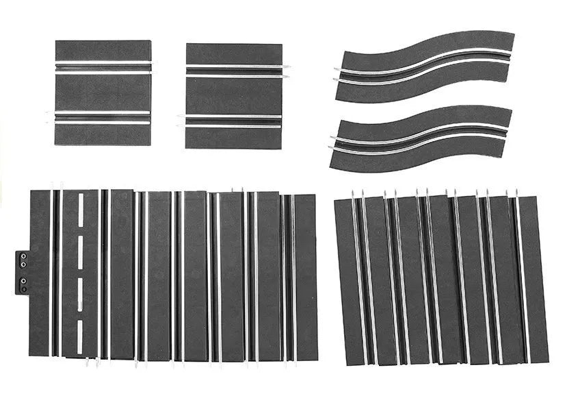 565 cm lenktynių trasa su 2 automobiliais