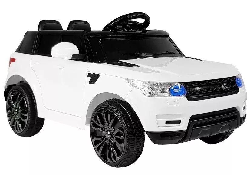 HL1638 elektrinis vaikiškas automobilis baltas