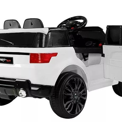 HL1638 elektrinis vaikiškas automobilis baltas