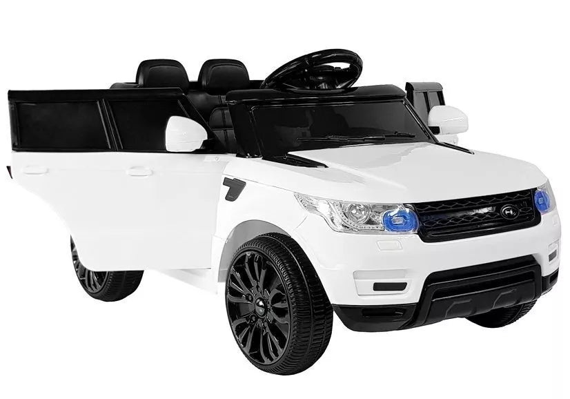 HL1638 elektrinis vaikiškas automobilis baltas