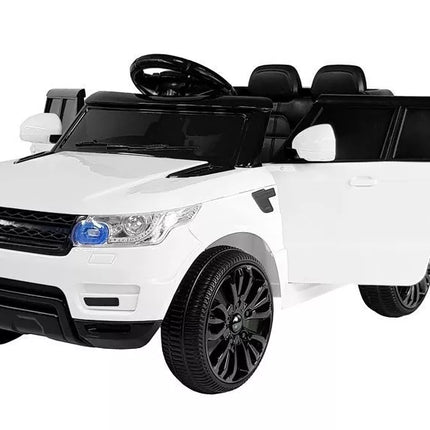 HL1638 elektrinis vaikiškas automobilis baltas