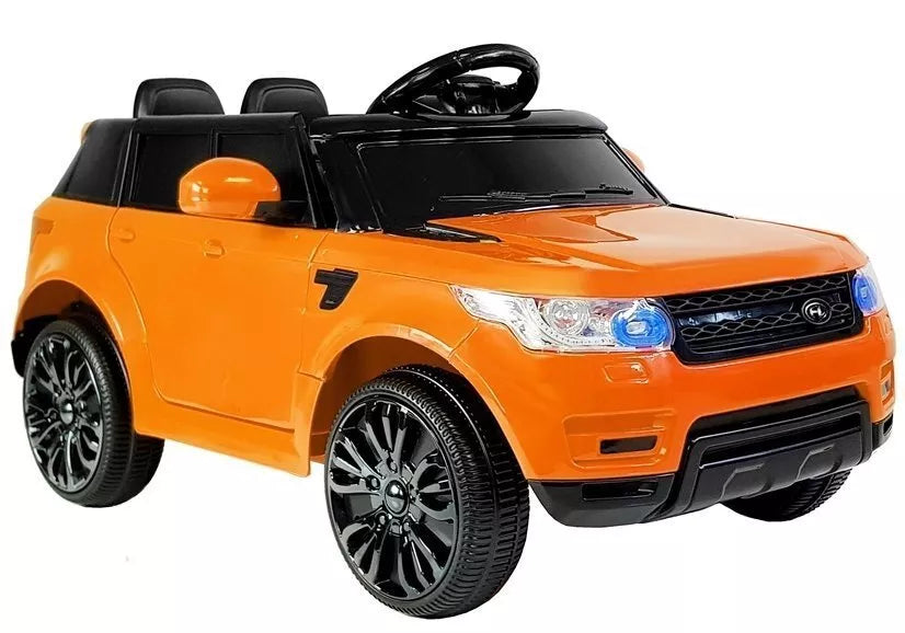 HL1638 elektrinis vaikiškas automobilis oranžinis