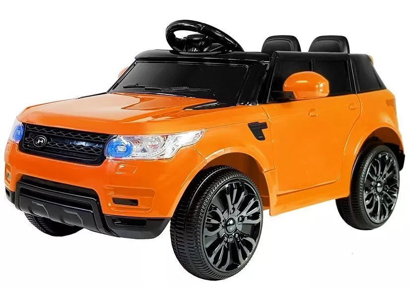 HL1638 elektrinis vaikiškas automobilis oranžinis