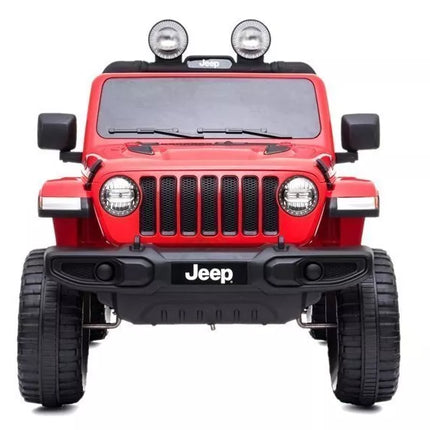 Elektrinis automobilis vaikams Jeep Wrangler Rubicon (raudonas)