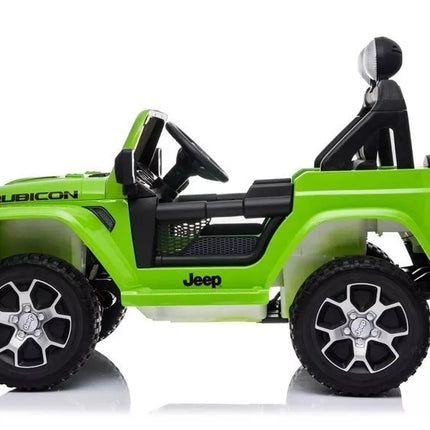 Elektrinis automobilis vaikams Jeep Wrangler Rubicon (žalias)
