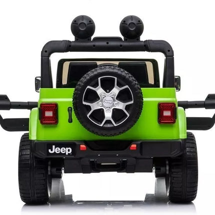 Elektrinis automobilis vaikams Jeep Wrangler Rubicon (žalias)