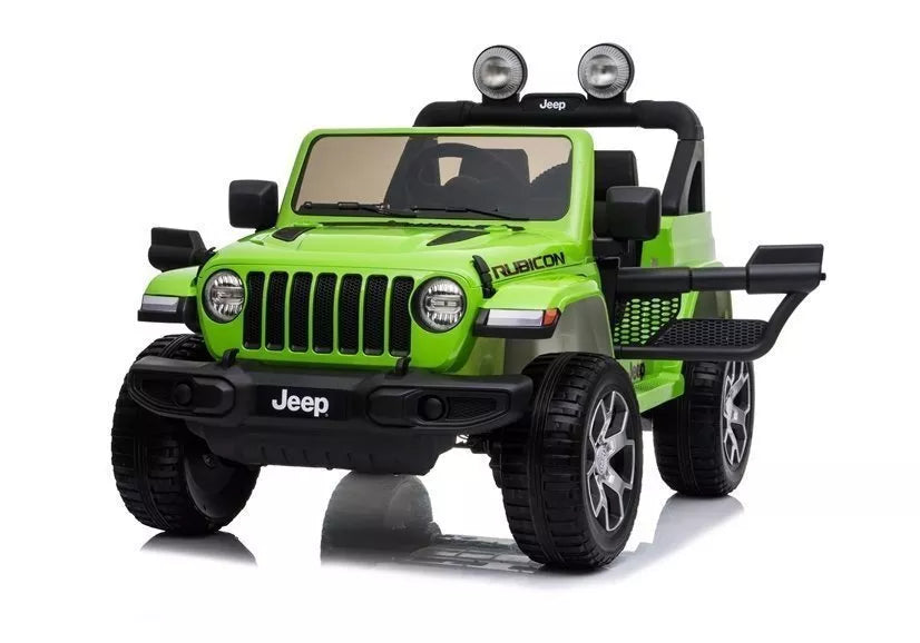 Elektrinis automobilis vaikams Jeep Wrangler Rubicon (žalias)