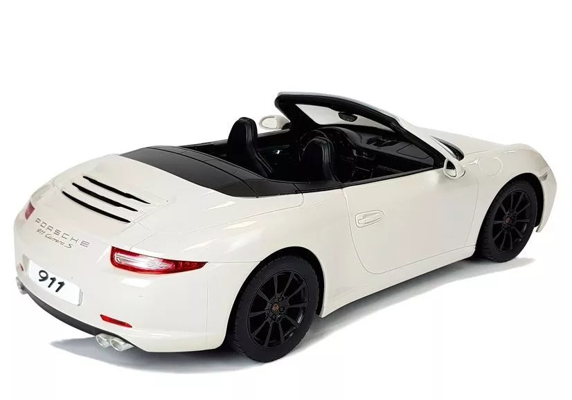 Porsche 911 Carrera S RASTAR 1:12 – baltas nuotolinio valdymo automobilis