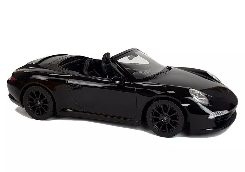 Porsche 911 Carrera S RASTAR 1:12 – juodas nuotolinio valdymo automobilis
