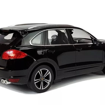Porsche Cayenne Turbo RASTAR 1:14 – juodas nuotolinio valdymo automobilis (2.4G)