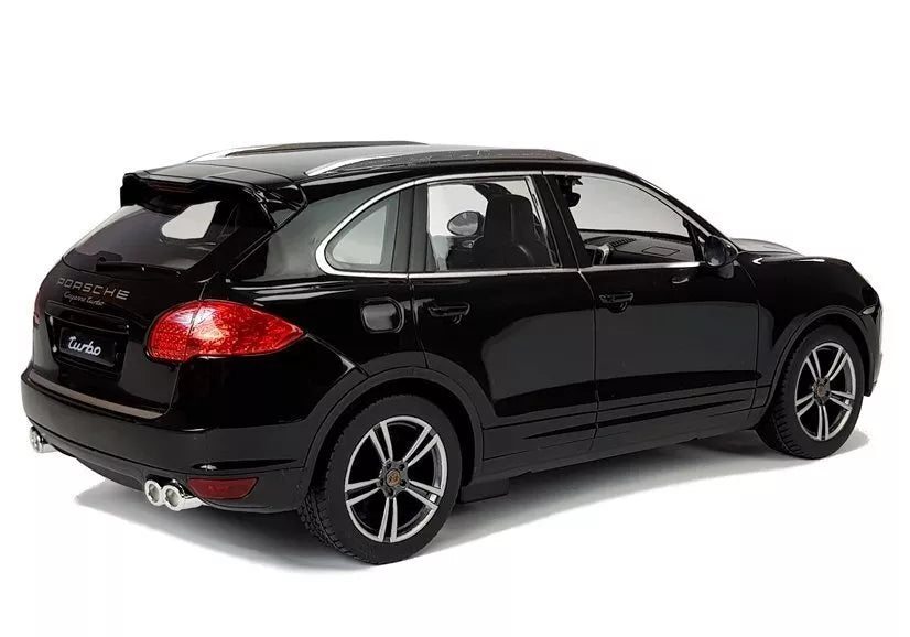 Porsche Cayenne Turbo RASTAR 1:14 – juodas nuotolinio valdymo automobilis (2.4G)