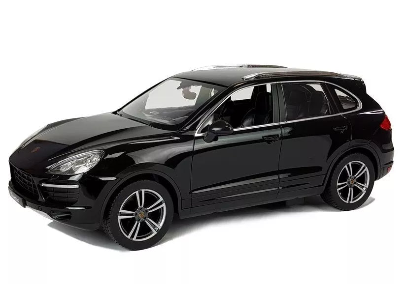 Porsche Cayenne Turbo RASTAR 1:14 – juodas nuotolinio valdymo automobilis (2.4G)