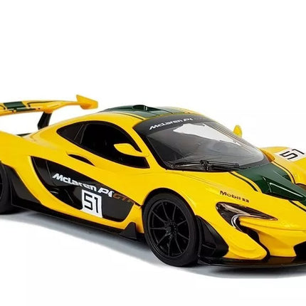 McLaren P1 GTR RASTAR 1:14 – geltonas nuotolinio valdymo automobilis (2.4G)
