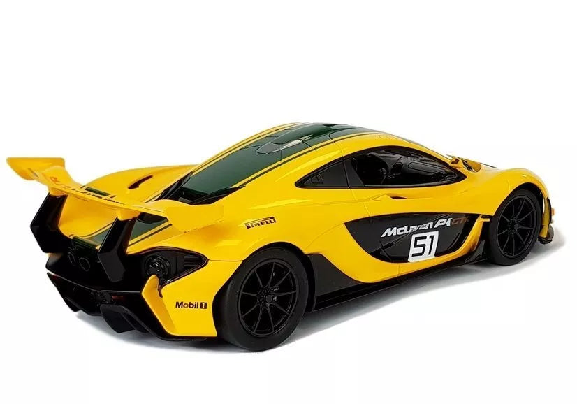 McLaren P1 GTR RASTAR 1:14 – geltonas nuotolinio valdymo automobilis (2.4G)