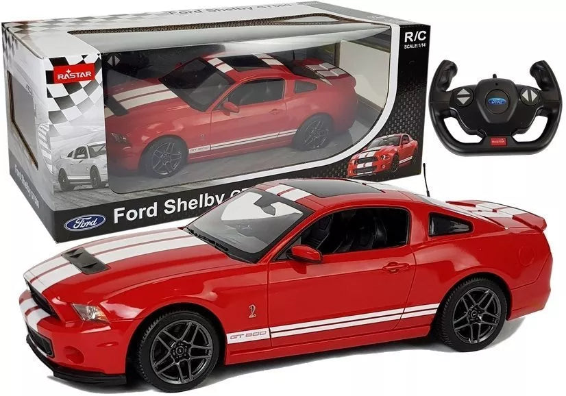 Automobilis R/C Ford Shelby Rastar 1:14 Raudonas