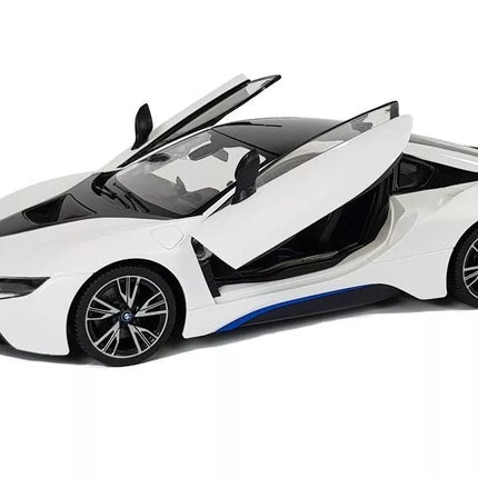R/C automobilis BMW i8 Rastar 1:14 – baltas