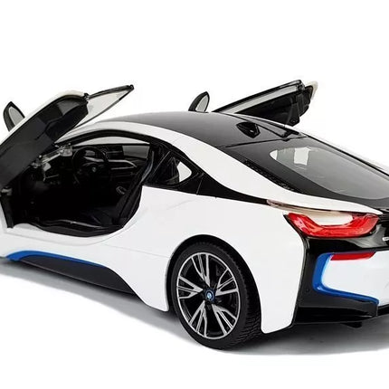 R/C automobilis BMW i8 Rastar 1:14 – baltas