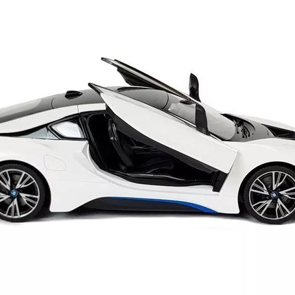 R/C automobilis BMW i8 Rastar 1:14 – baltas