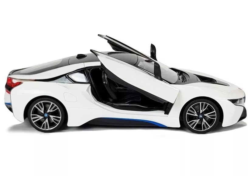 R/C automobilis BMW i8 Rastar 1:14 – baltas