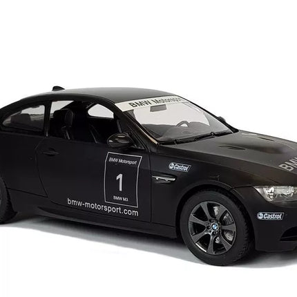 BMW M3 RASTAR 1:14 – juodas nuotolinio valdymo automobilis (2.4G)