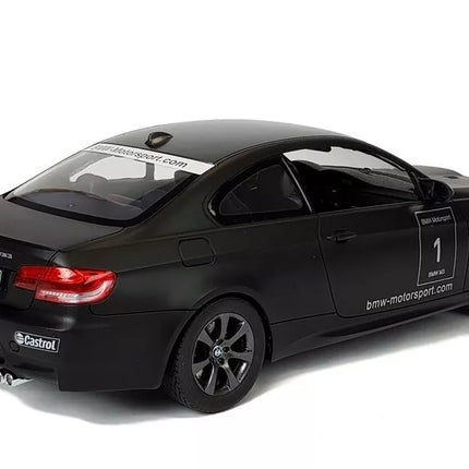 BMW M3 RASTAR 1:14 – juodas nuotolinio valdymo automobilis (2.4G)