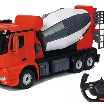 RC betono maišyklė Mercedes‑Benz Arocs Rastar 1:14 – raudona