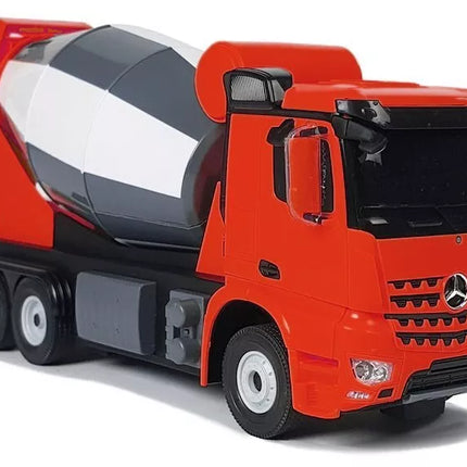 RC betono maišyklė Mercedes‑Benz Arocs Rastar 1:14 – raudona
