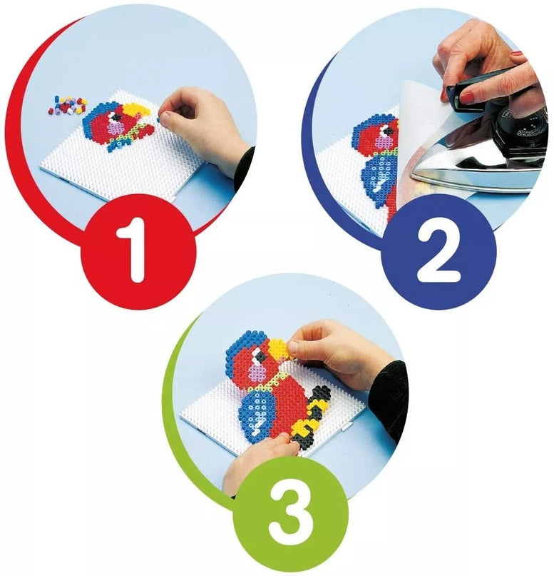 Hama MIDI karoliukai dėžutėje „Rožiniai kerai“