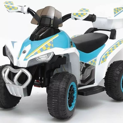 GTS1188-A vaikiškas elektrinis keturratis 6V – baltas