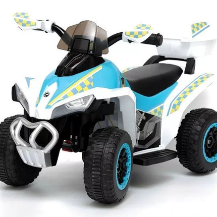 GTS1188-A vaikiškas elektrinis keturratis 6V – baltas